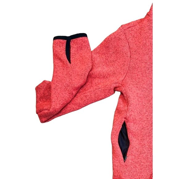 Nike Hypernatural Fleece Pullover Knit‎ Hoodie in Heather Red Size Small - Picture 4 of 6